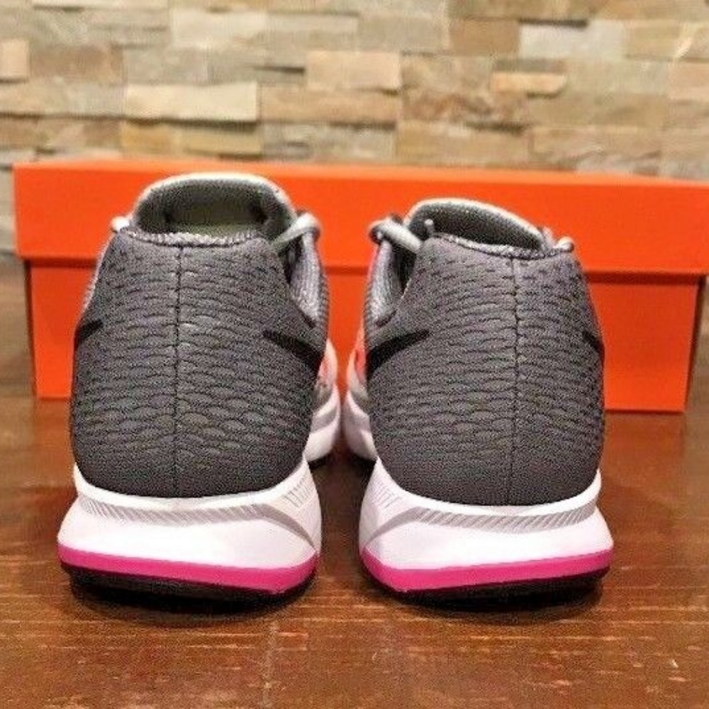 Nike Air Zoom Pegasus 33 Grey/Pink Womens Running - Picture 5 of 6
